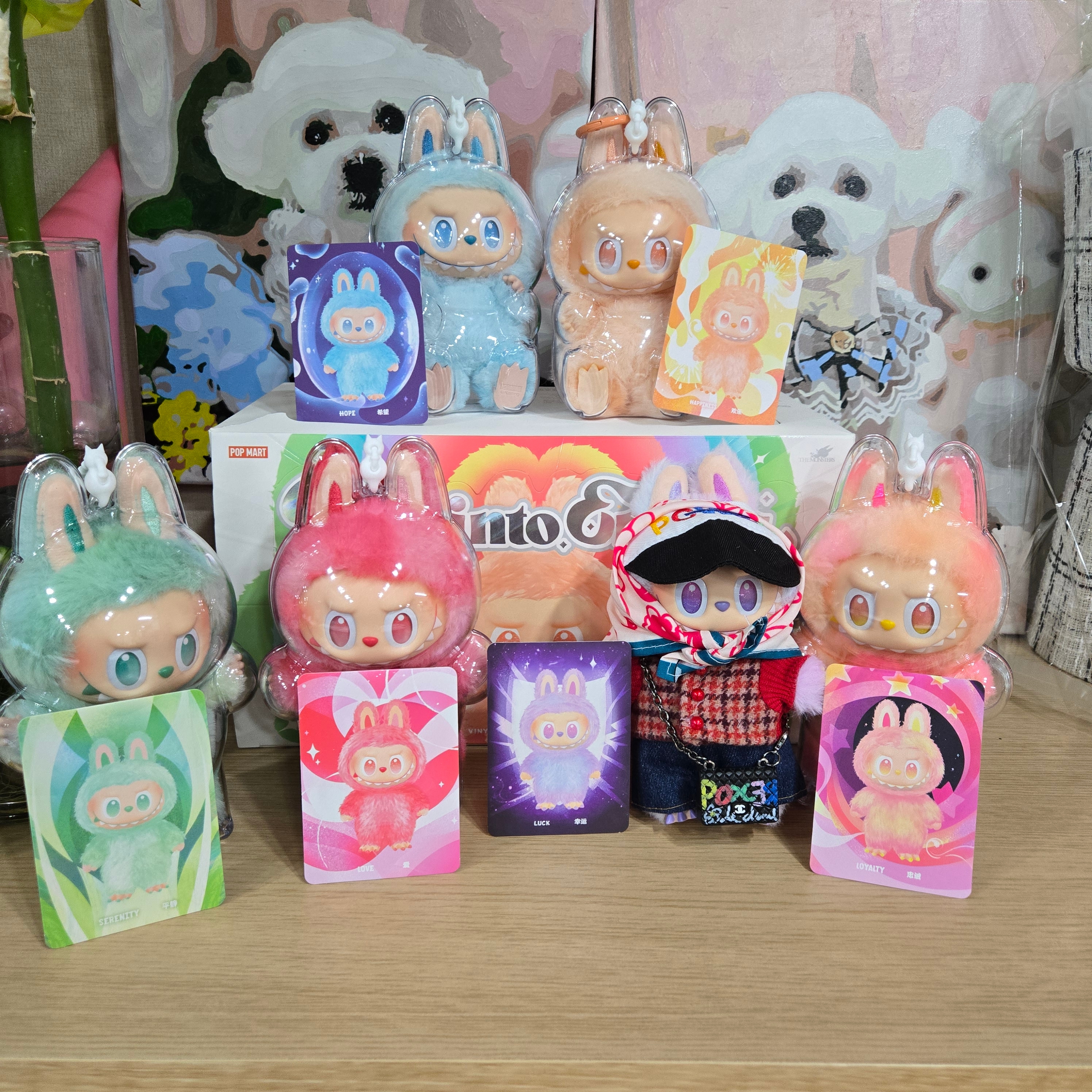 Pop Mart Labubu The Monsters Highlight Series Sealed Case (6 Blind Boxes) 착용 스타일