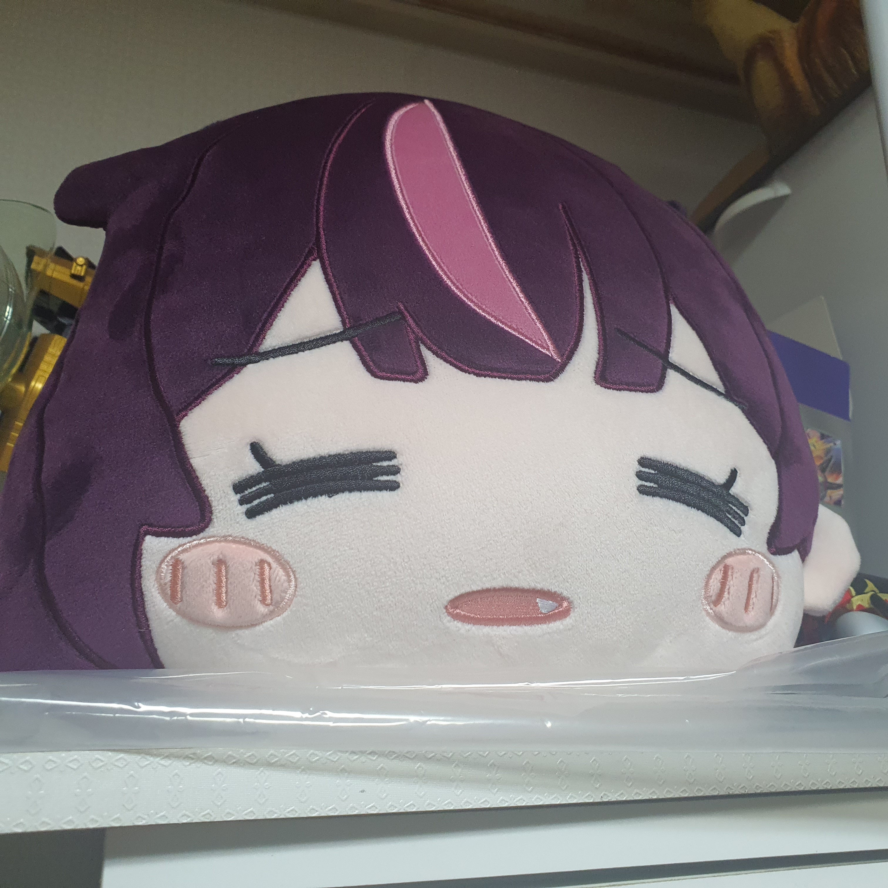Woowakgood Isegye Idol Face Cushion Jururu 착용 스타일