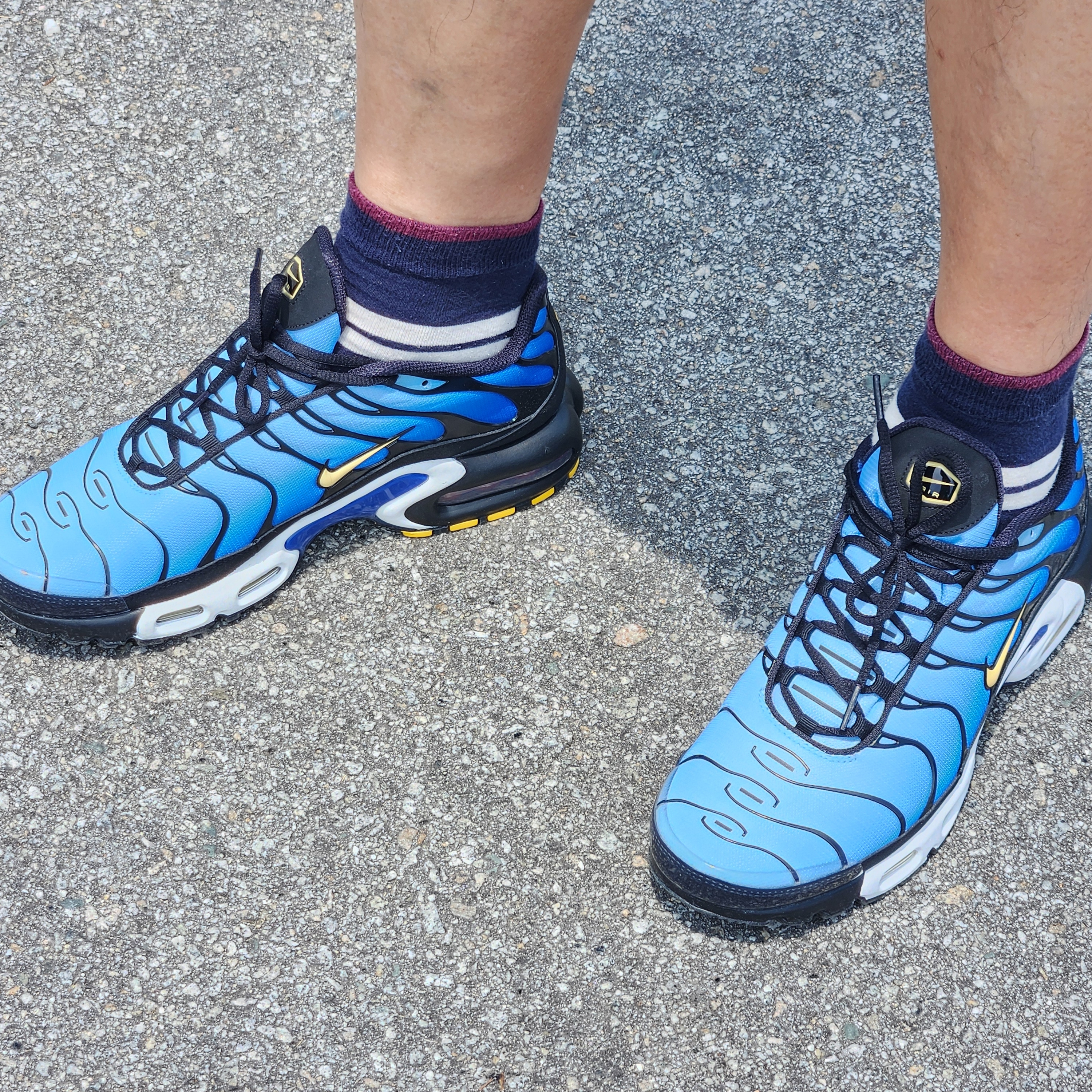 Nike Air Max Plus OG Hyper Blue 2025 착용 스타일