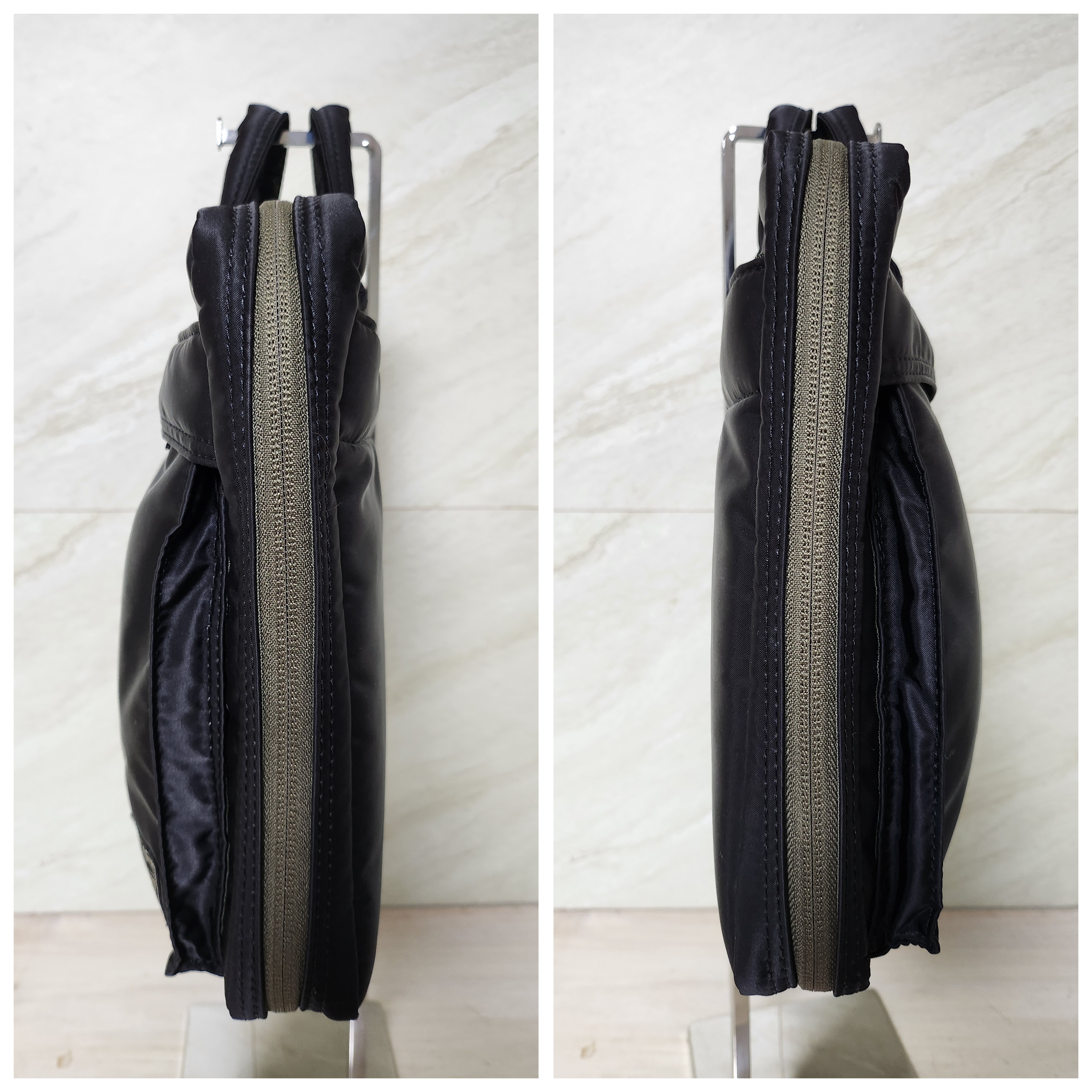 Porter PX Tanker Carrying Equipment Strap 50 Black, Porter PX Tanker Operator Bag 13 Black 착용 스타일 - 8