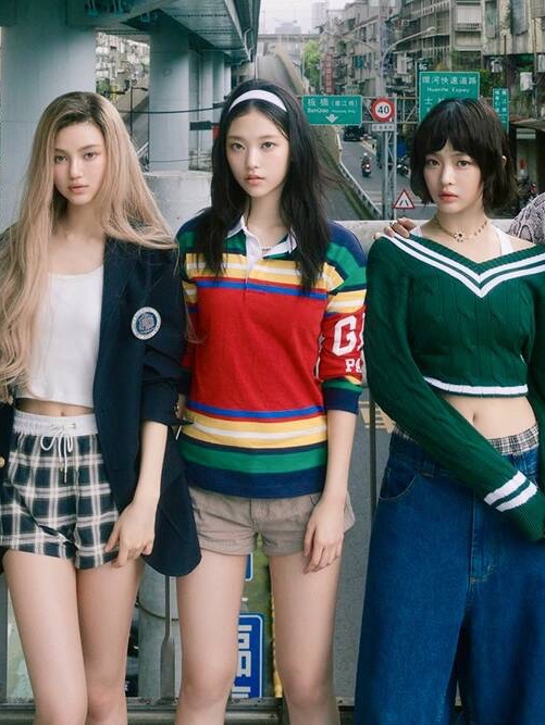 Palace x Gap Rugby Shirt Multi - 24SS 착용 스타일 - 2