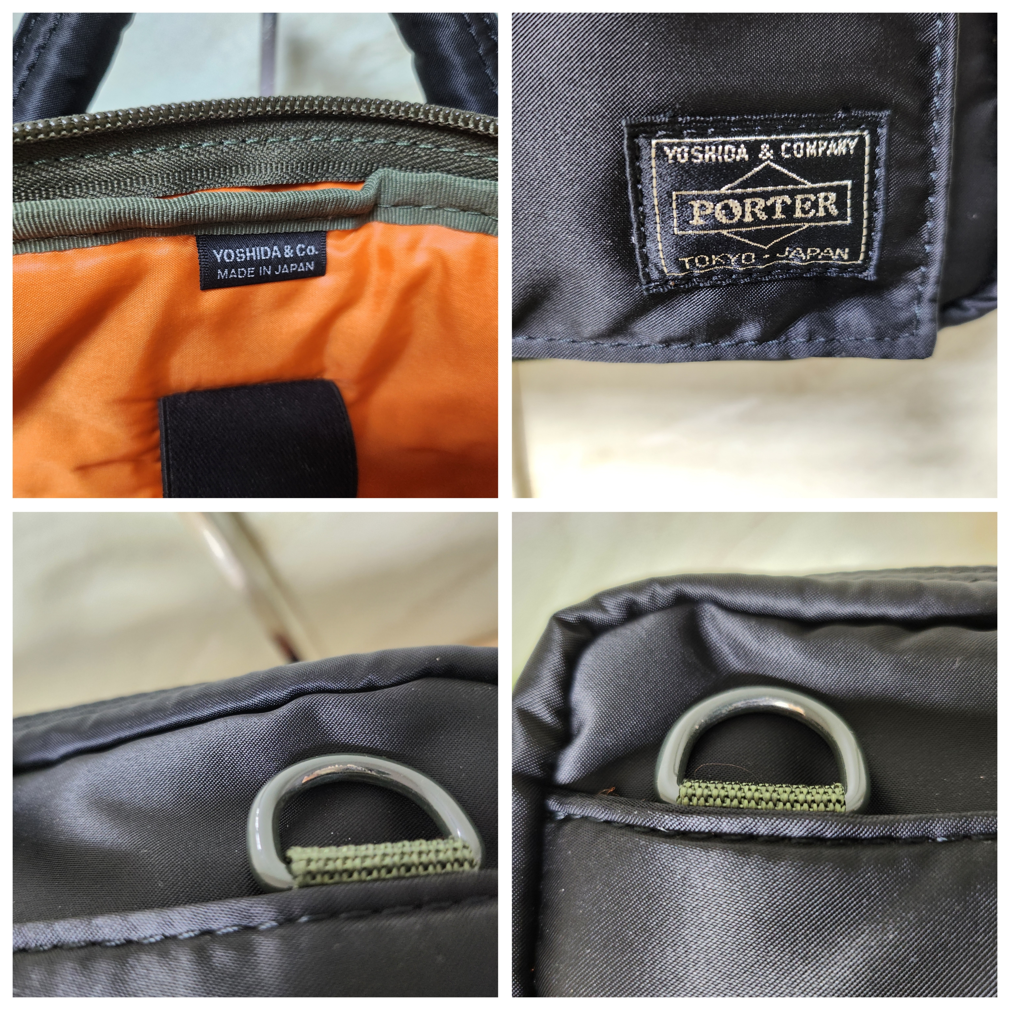 Porter PX Tanker Carrying Equipment Strap 50 Black, Porter PX Tanker Operator Bag 13 Black 착용 스타일 - 9