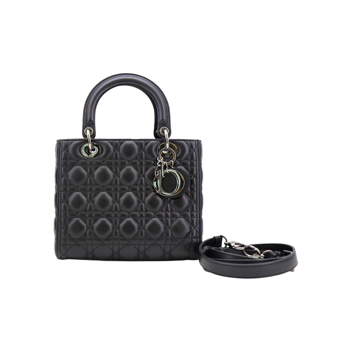 ITVSOIUHJTTK [B등급] Dior Vintage Lady Dior Medium M0565BNGE - 대표 이미지 #1