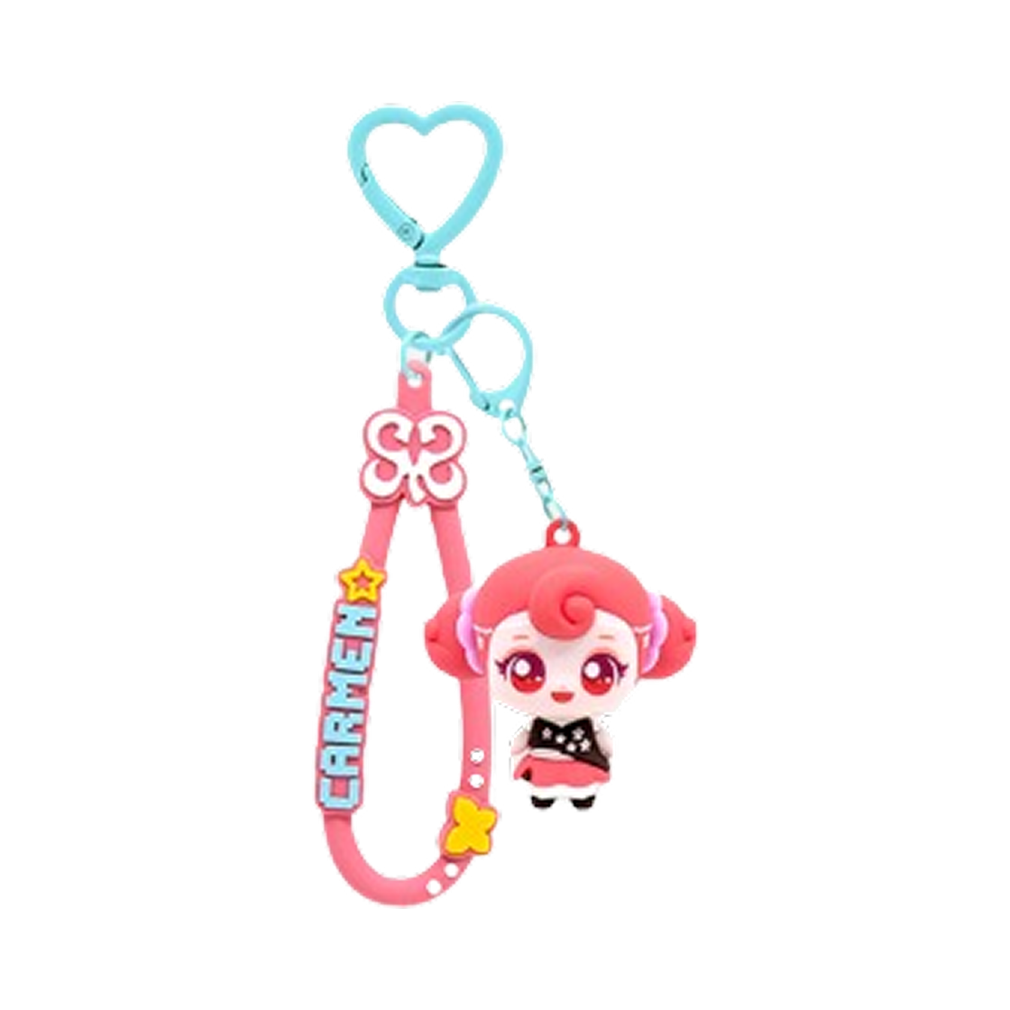 - Catch! Teenieping x Hearts2hearts Figure Key Ring Carmen