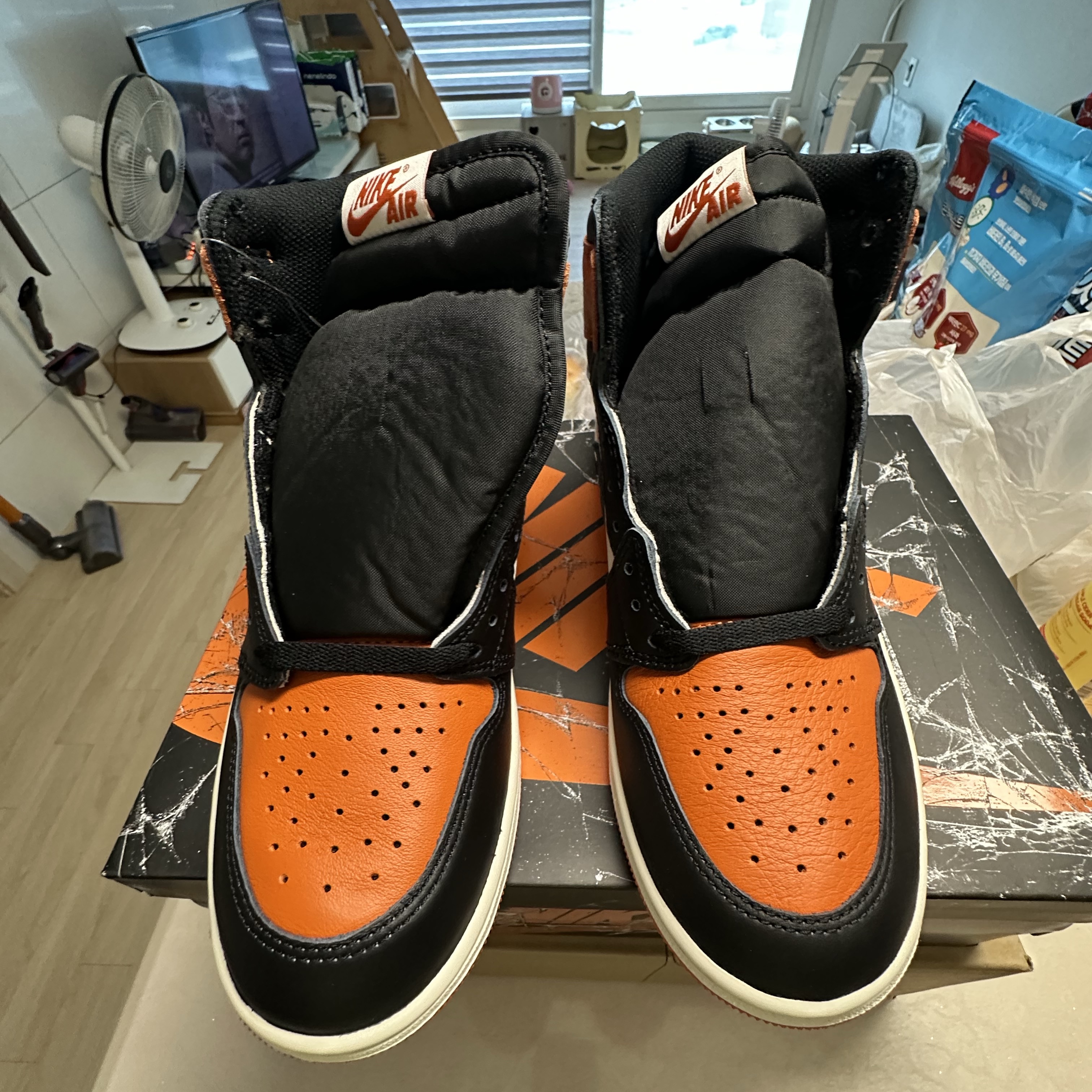 Jordan 1 Retro High OG Shattered Backboard 착용 스타일 - 4