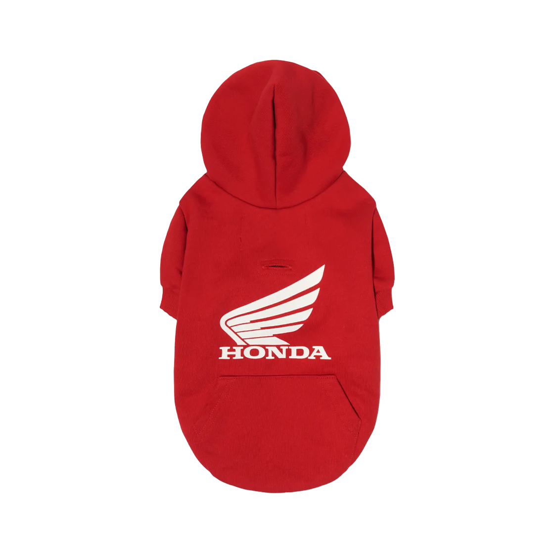 HEF5PW401ARD Honda Original Wing logo doggy Hoodie Red