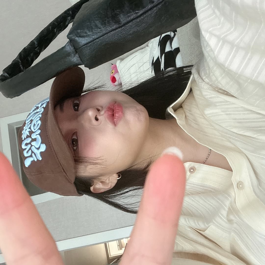 Dominant Star Kids Cap Brown 착용 스타일 - 2