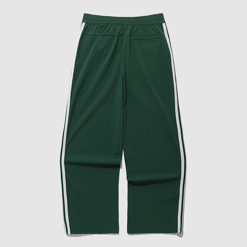 르꼬끄 스포르티브 유니 선데이 2WAY 루즈핏 스트레이트 팬츠 - 그린(QQ323LPT84)(le coq sportif Unisex Sunday Loose-Fit Straight Dark Green) - 4