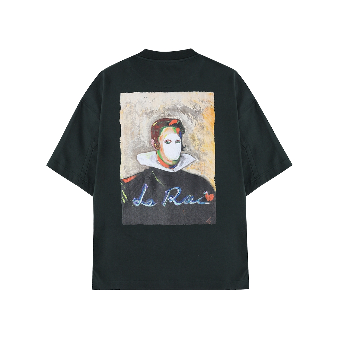 송지오 컬렉션 레트라토 페인티드 티셔츠 그린