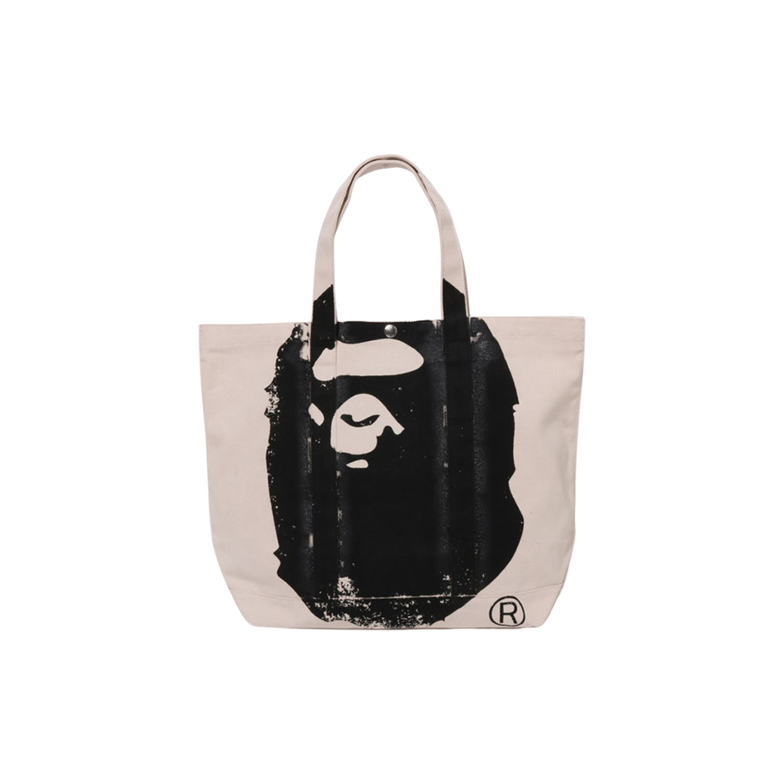 베이프 빅 에이프 헤드 토트백 아이보리(BAPE Big Ape Head Tote Bag Ivory)