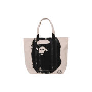 BAPE Big Ape Head Tote Bag Ivory