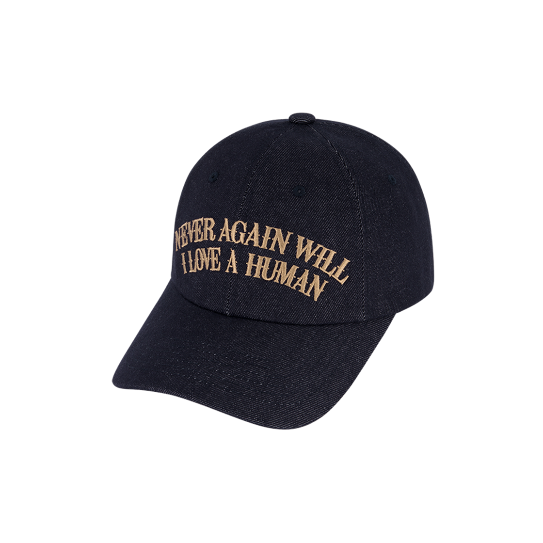 고다신 네버 러브 데님 볼캡 인디고(GODASHIN Never Love Denim Ball Cap Indigo)