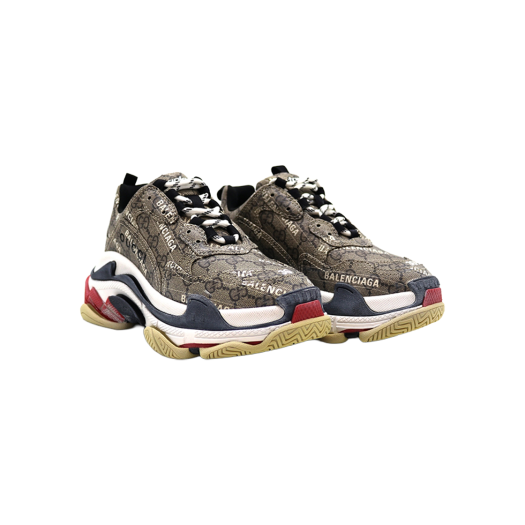 ITR54TM5AG6G Gucci x Balenciaga Hacker Triple S Sneakers
