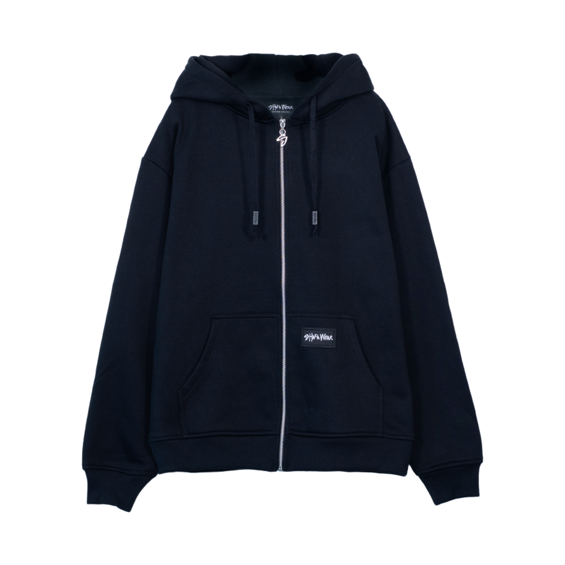 샤카웨어 에센셜 슈퍼 헤비웨이트 집업 후디 블랙(Shaka Wear Essential Super Heavyweight Zip Hoodie Black)