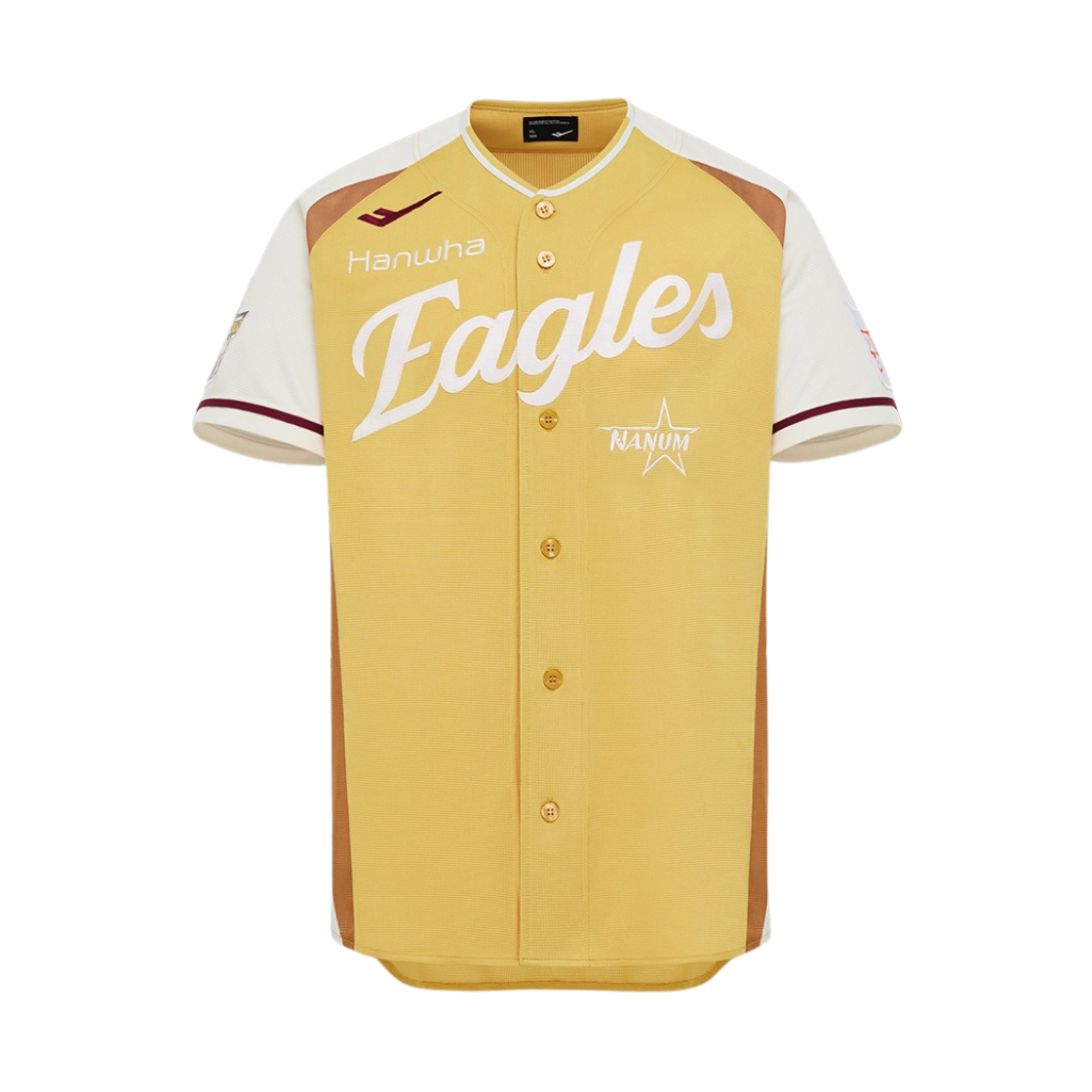 KBO 올스타 2025 한화 이글스 나눔 유니폼 옐로우 (논 마킹 버전)(KBO All Star 2025 Hanwha Eagles Nanum Uniform Yellow (Non Marking Ver.))