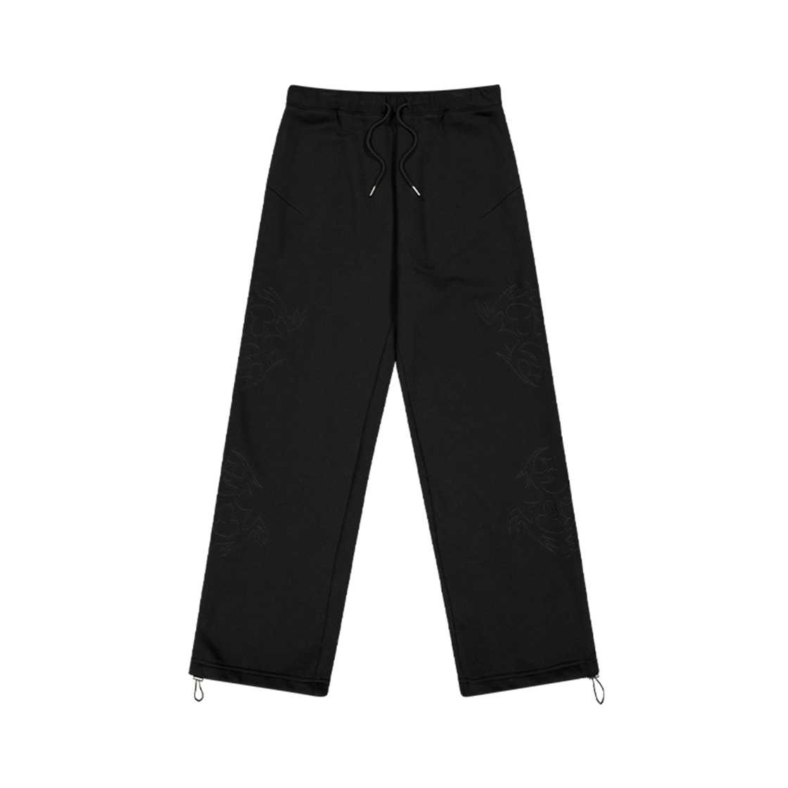 고다신 윙즈 와이드 스웨트 팬츠 블랙(GODASHIN Wings Wide Sweat Pants Black)
