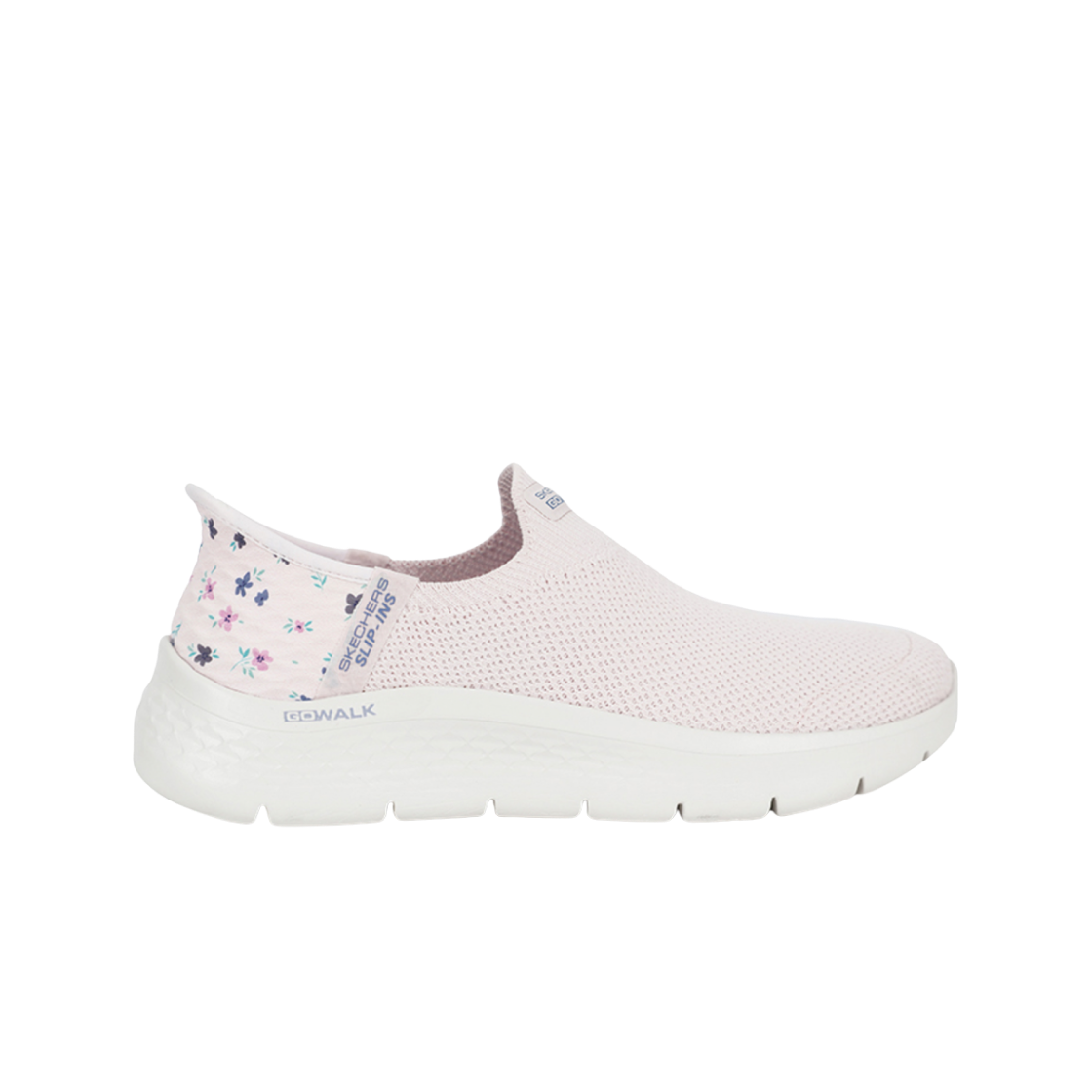 (W) 스케쳐스 고 워크 플렉스 선셋 로즈 슬립 인스 라이트 핑크((W) Skechers Go Walk Flex Sunset Rose Slip Ins Light Pink)