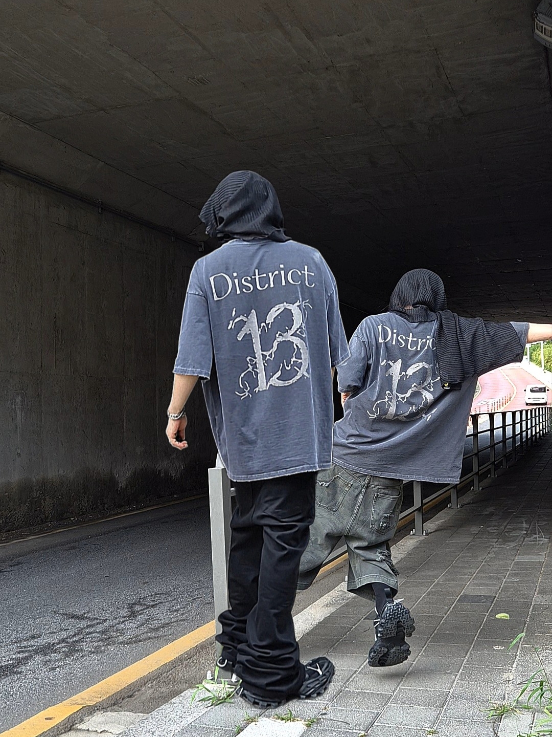 Balenciaga Hike Sneaker Black, Undermycar Mu.30 Anti Fxxking Logo Play Stretch Flare Black Jeans 착용 스타일 - 5