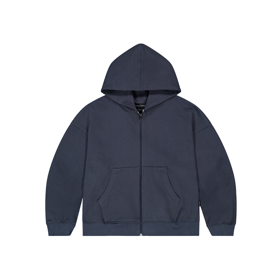 GDS51RUHZ01NY0M GODASHIN Wings Hood Zip-Up Navy