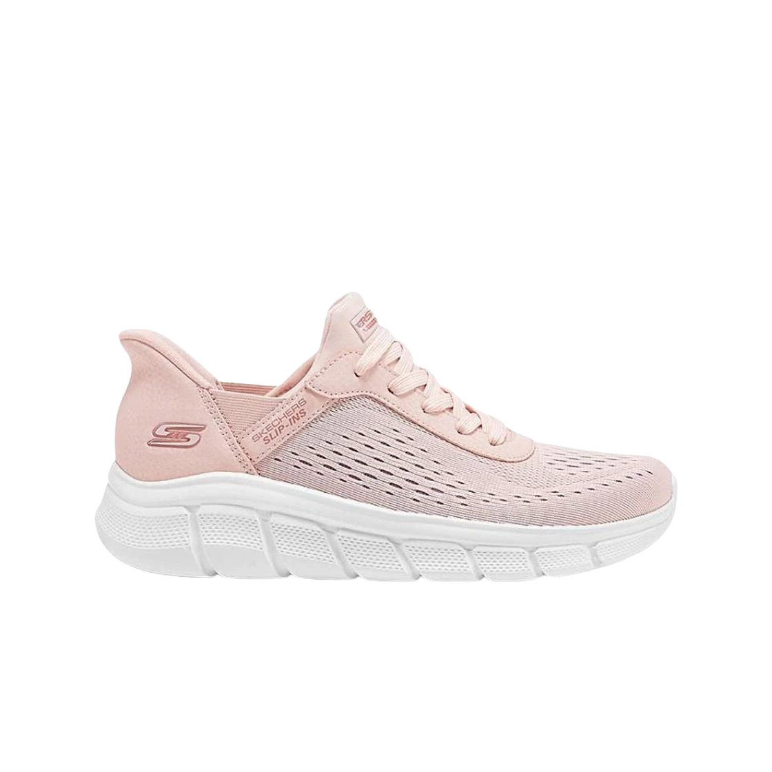 117303-LTPK (W) Skechers Bobs B Flex Slip Ins Light Pink