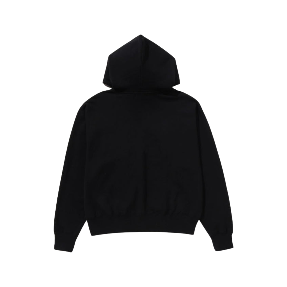 (W) 베이프 멀티 카모 크리스탈 로고 와이드 집 후드 블랙((W) BAPE Multi Camo Crystal Logo Wide Zip Hoodie Black) - 2