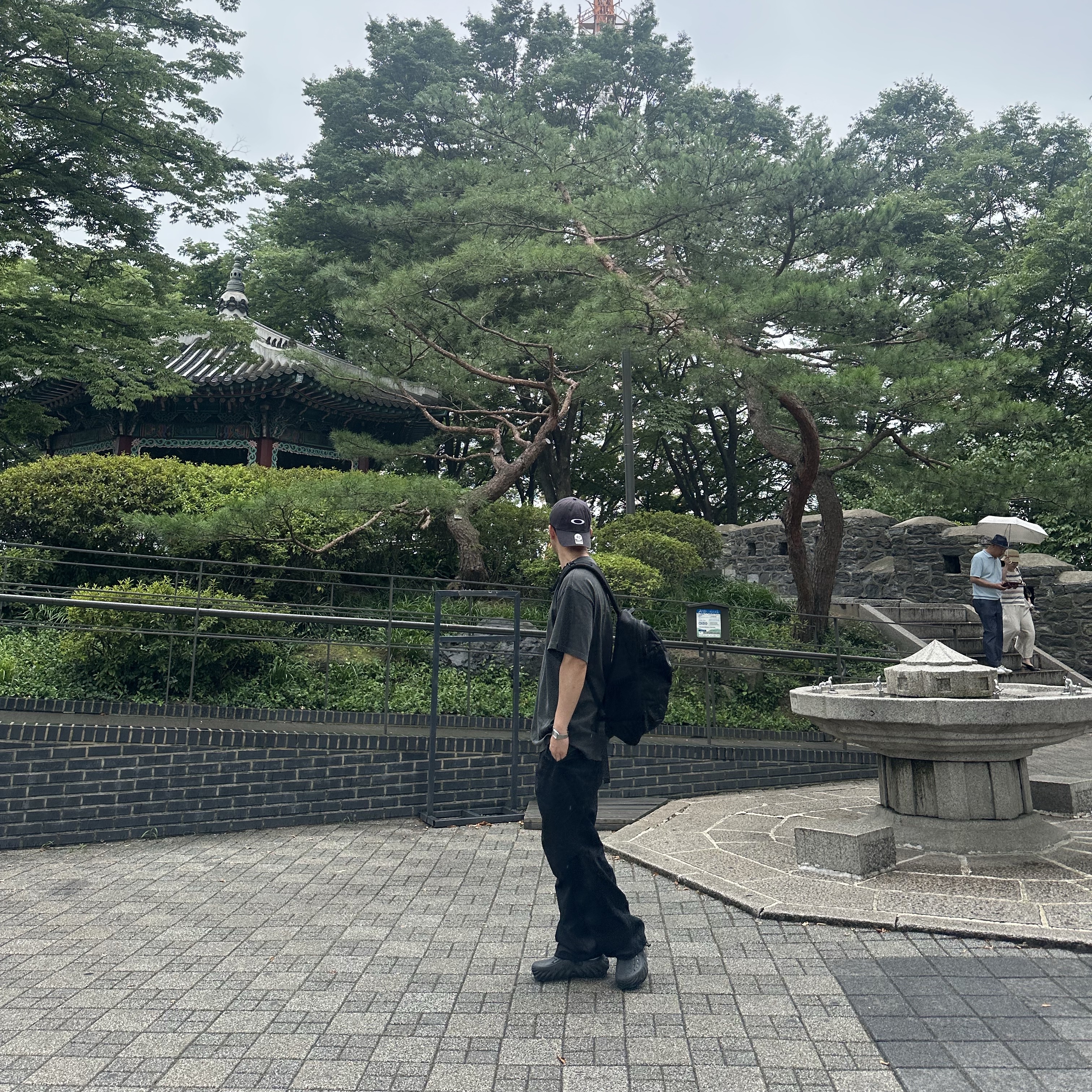 Oakley Remix Dad Hat Blackout, Arc'teryx Mantis 26 Backpack Black 착용 스타일