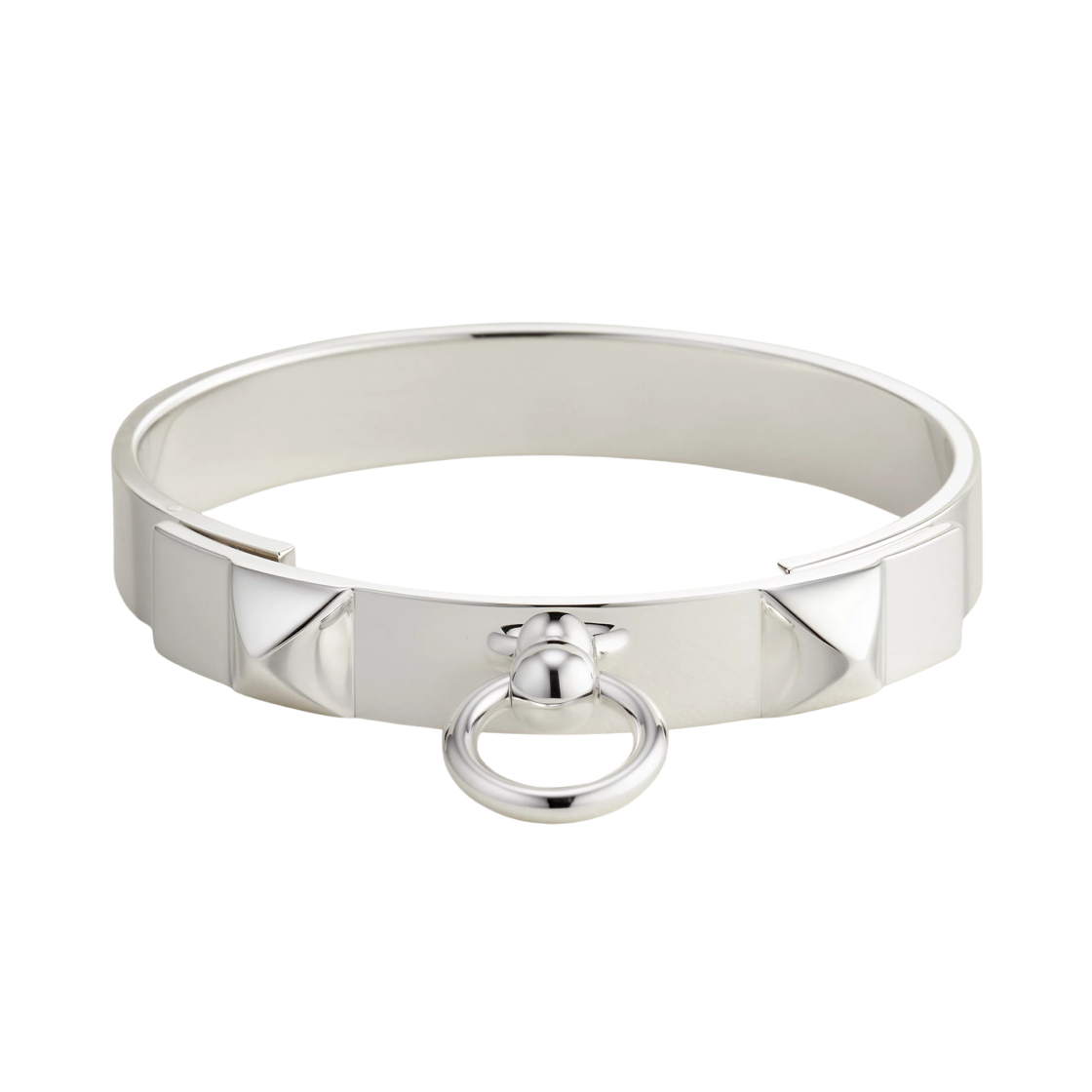 (W) 에르메스 스몰 꼴리에 드 샹 브레이슬릿 실버((W) Hermes Small Collier De Chien Bracelet Silver) - 1