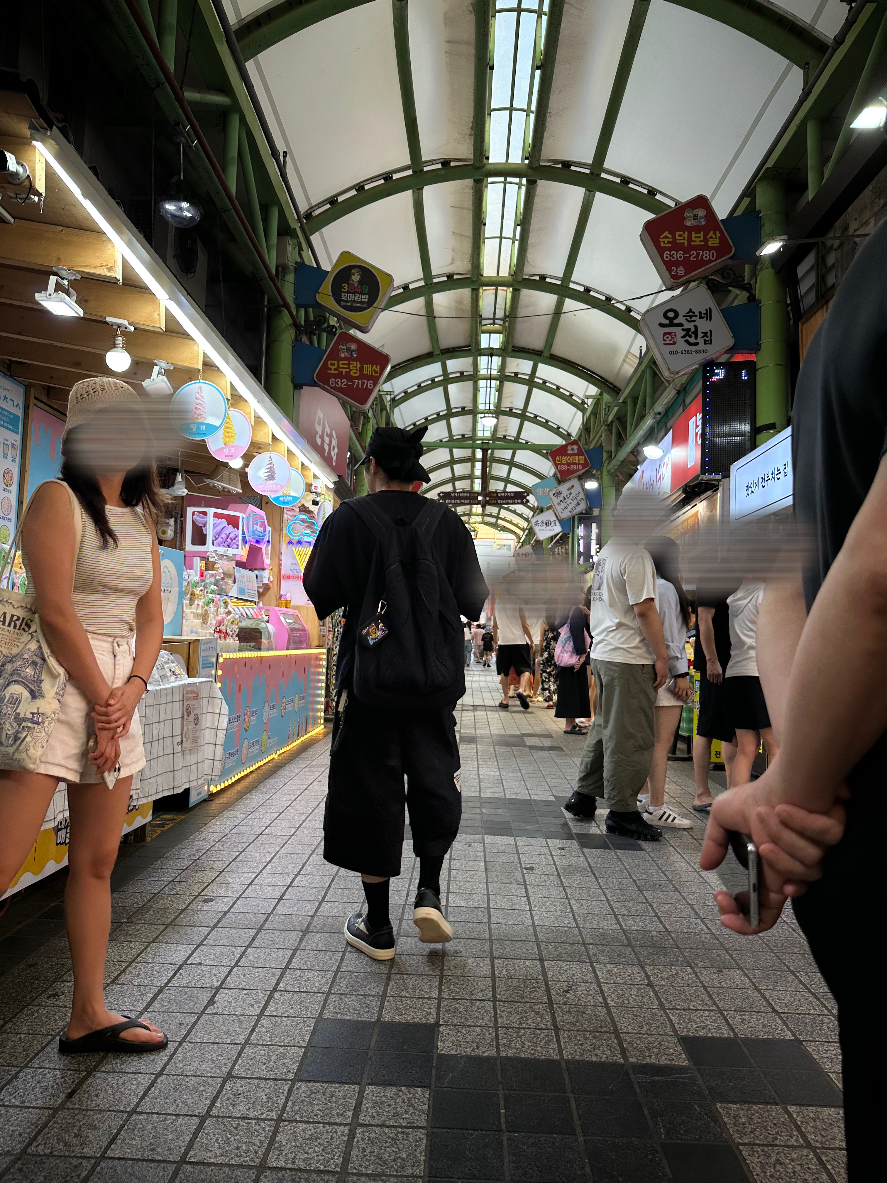 Farfromwhat Far Zipper Ripstop Backpack Black 착용 스타일 - 2