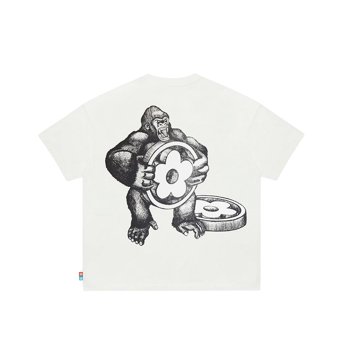 반디 더 핑크 고릴라 티셔츠 화이트(Vandy The Pink Gorilla T-Shirt White)