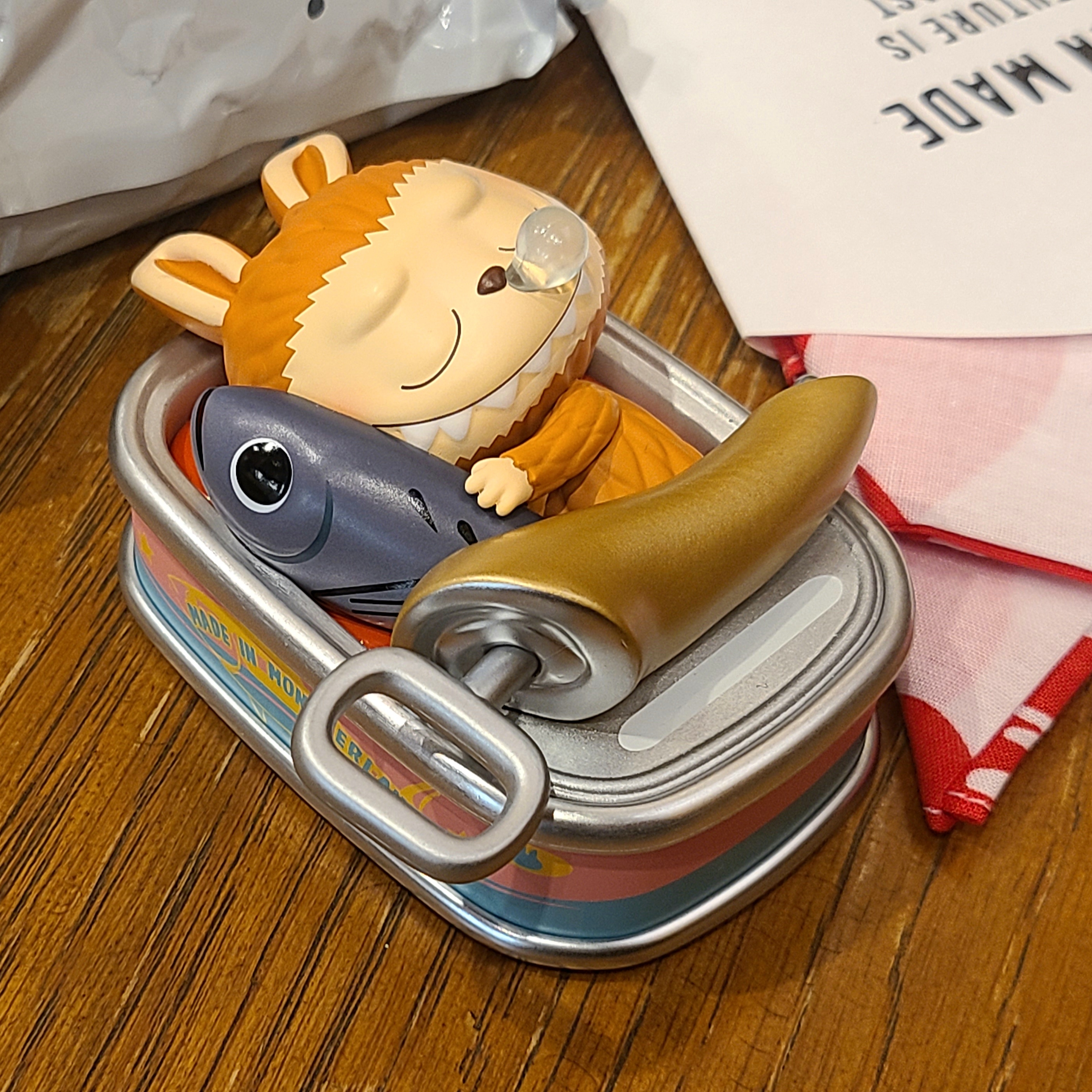 Pop Mart Labubu The Monsters Wacky Mart Series Figures Canned Sardines (Opened Case) 착용 스타일 - 1