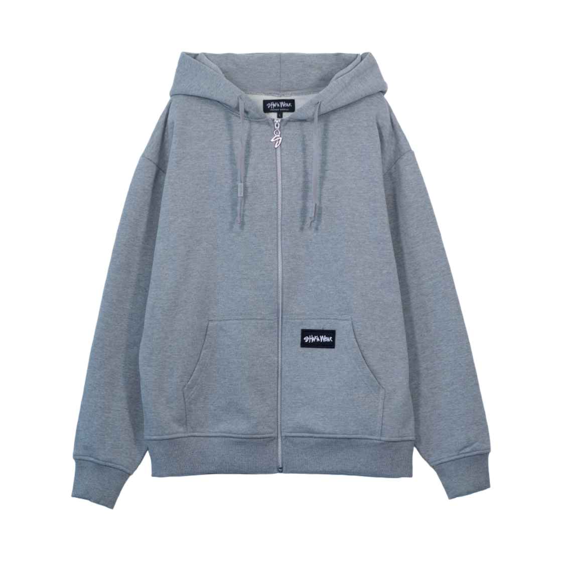 샤카웨어 에센셜 슈퍼 헤비웨이트 집업 후디 헤더그레이(Shaka Wear Essential Super Heavyweight Zip Hoodie Heather Gray)
