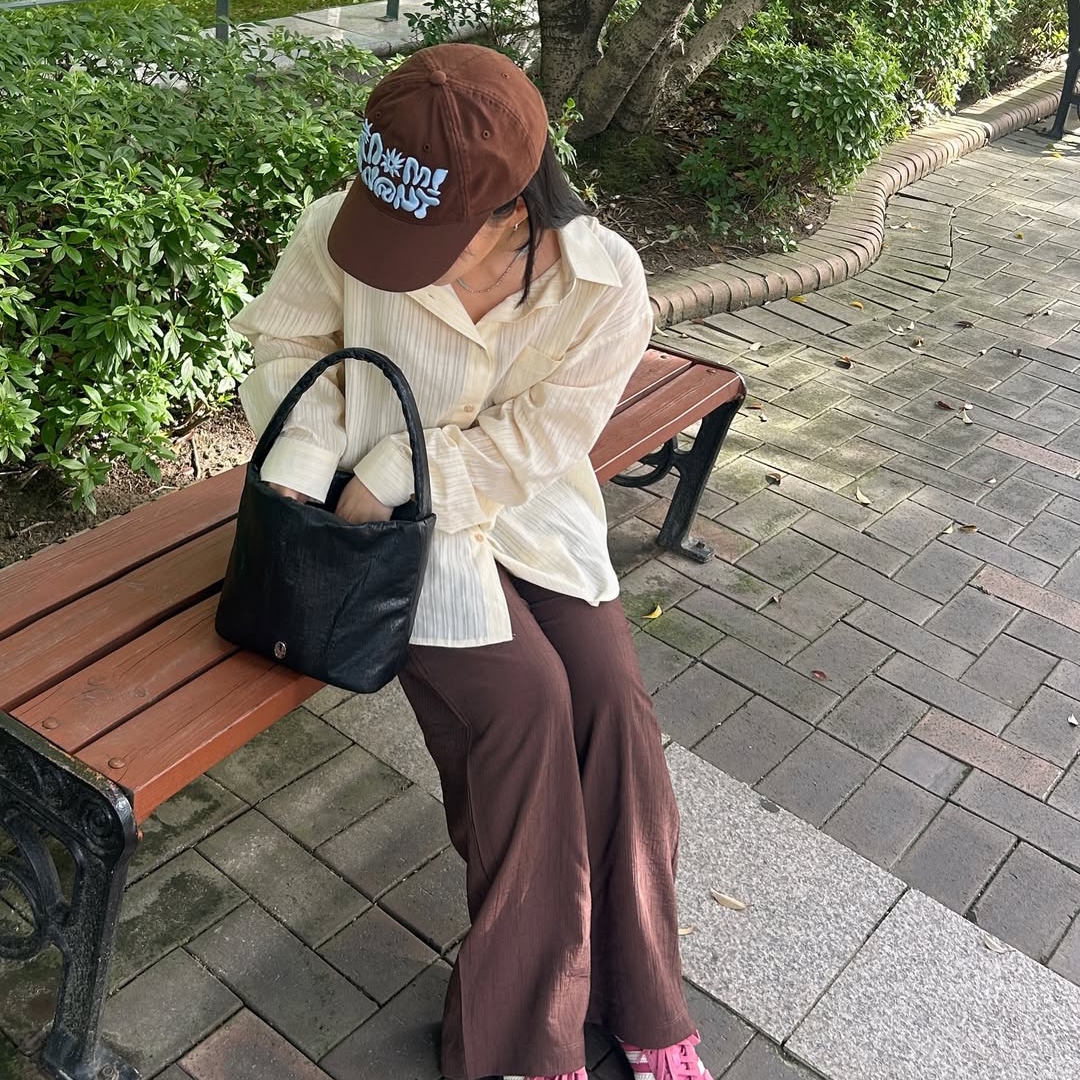 Dominant Star Kids Cap Brown 착용 스타일 - 3