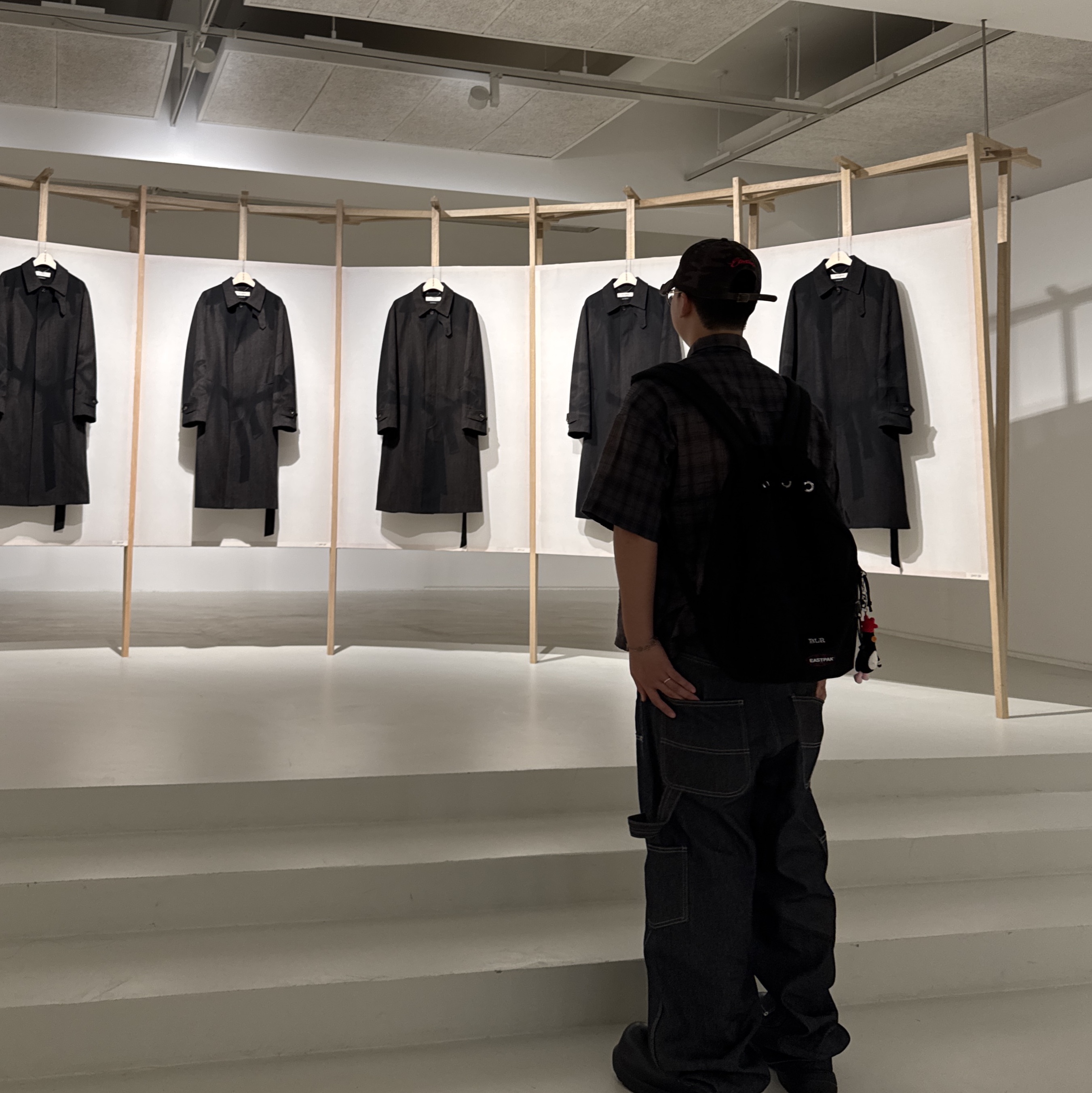 ETCE New Vision Camo Cap Night Jungle, GRAILZ x KOIN SEOUL Carpenter Raw Denim Pants Indigo 착용 스타일