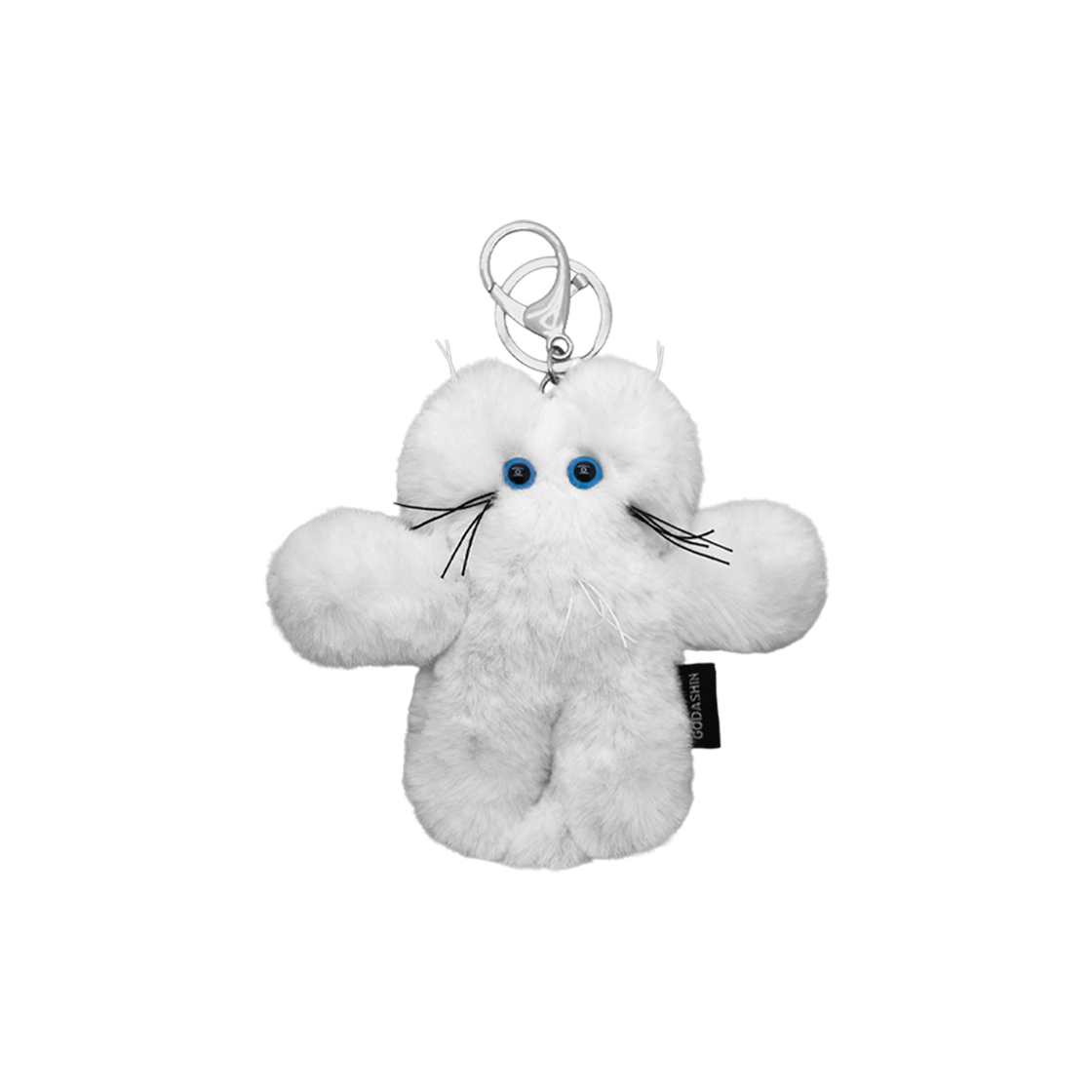 고다신 캣츠 키링 화이트(GODASHIN Cats Keyring White)