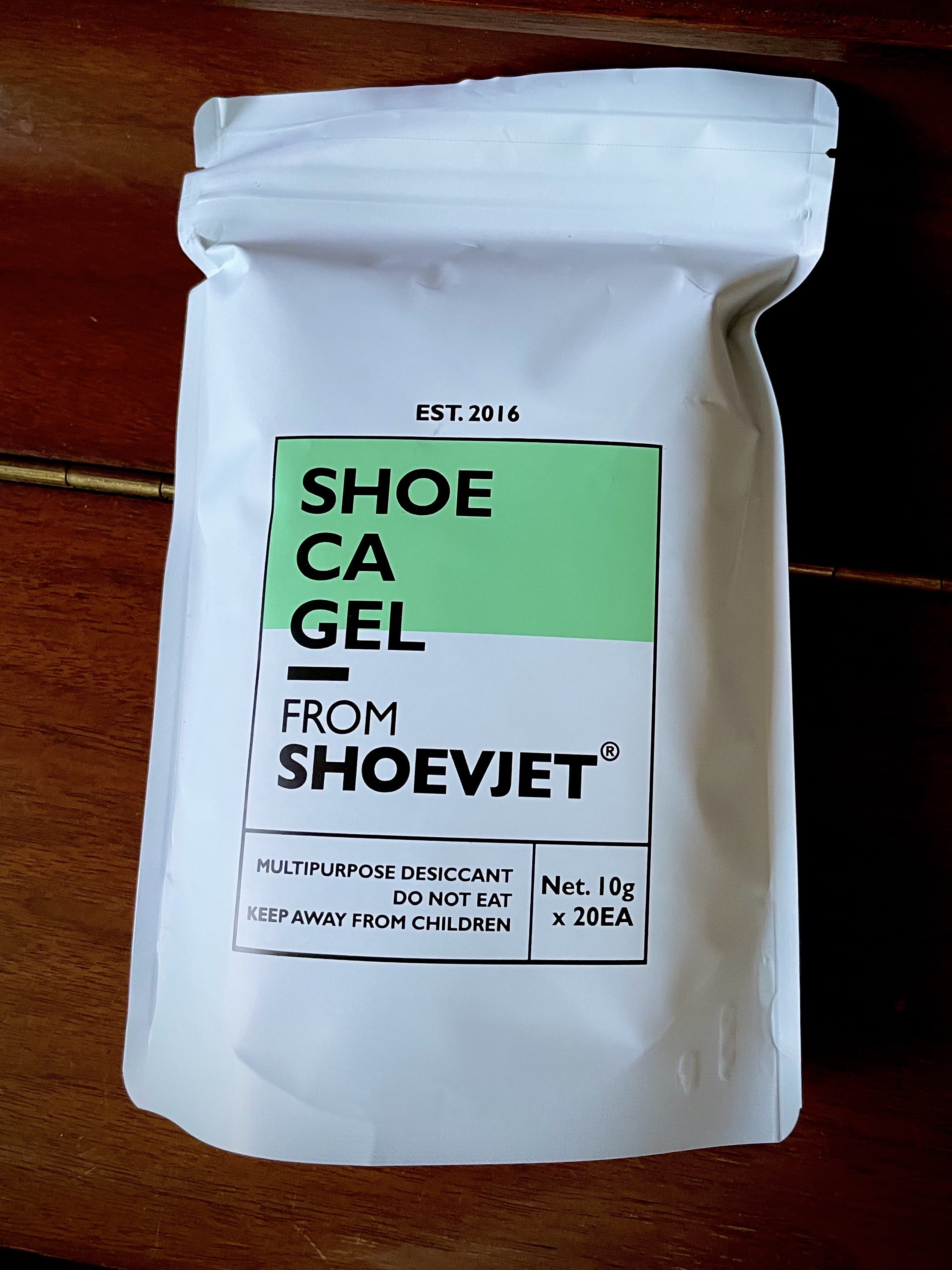 Shoevjet Multipurpose desiccant Shoecagel 착용 스타일