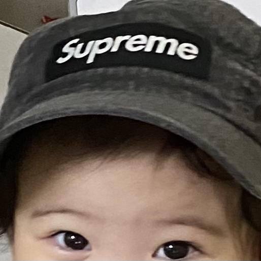 Supreme Washed Seersucker Camp Cap Black - 22SS 착용 스타일