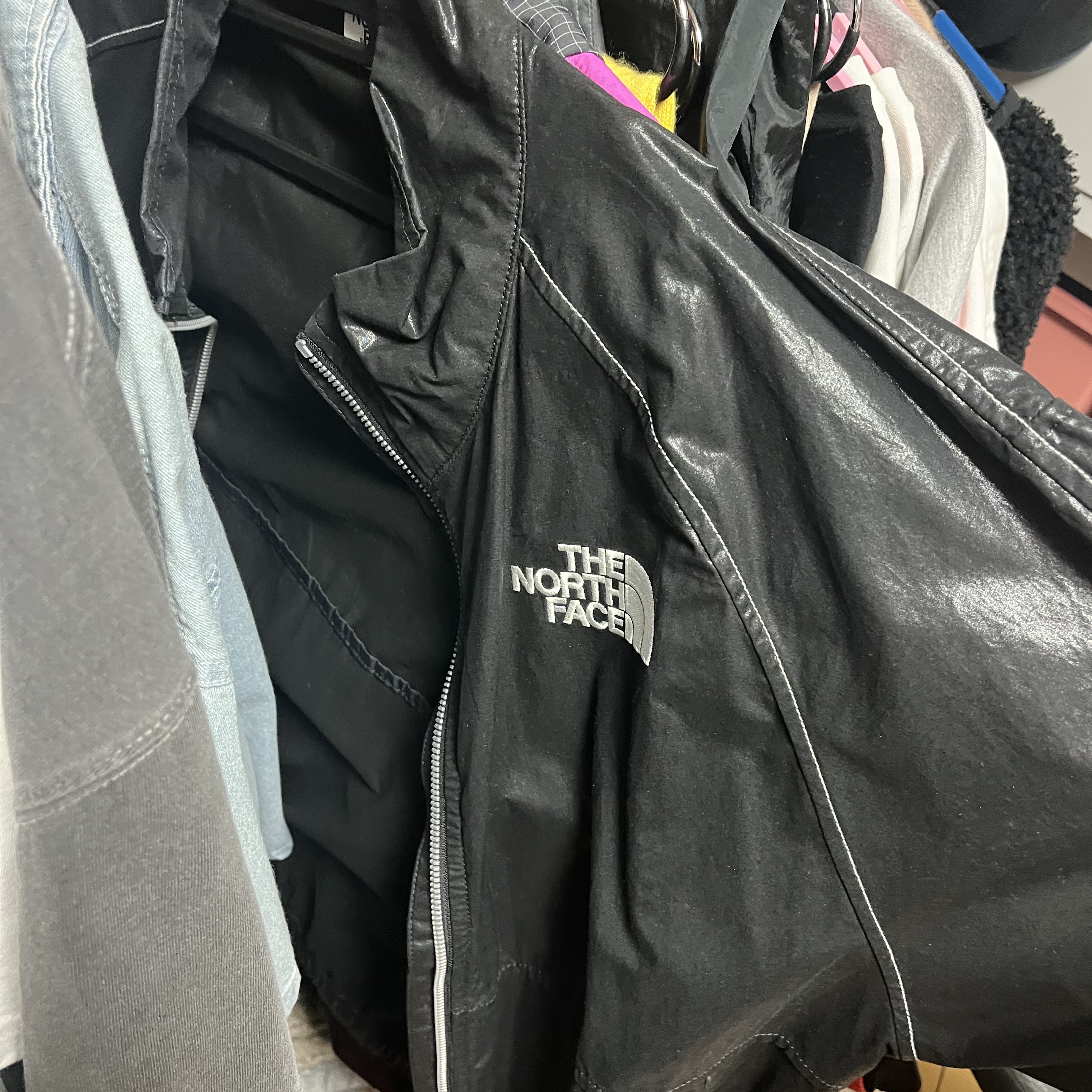 The North Face White Label Novelty Olema Jacket Black 착용 스타일