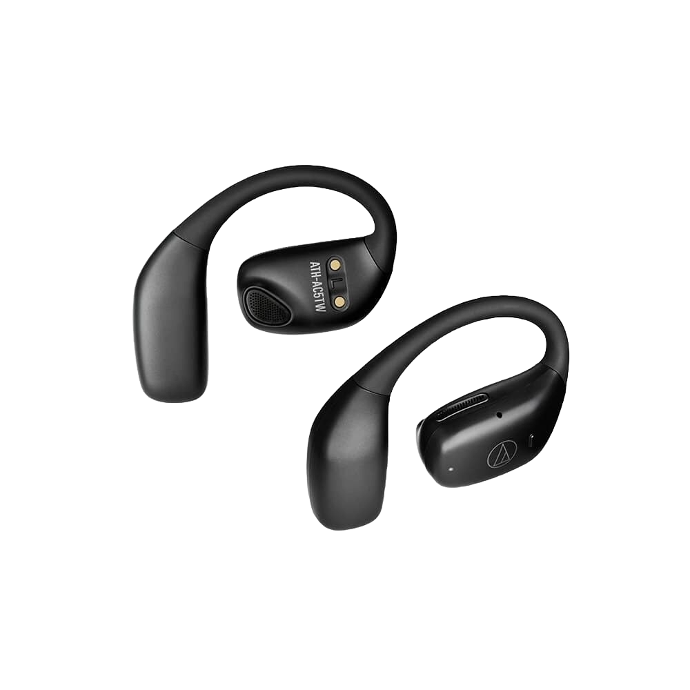 오디오테크니카 공식수입원 ATH-AC5TW 무선 오픈이어 이어폰 블랙(Audio-Technica ATH-AC5TW Wireless Open-Ear Headphones Black)