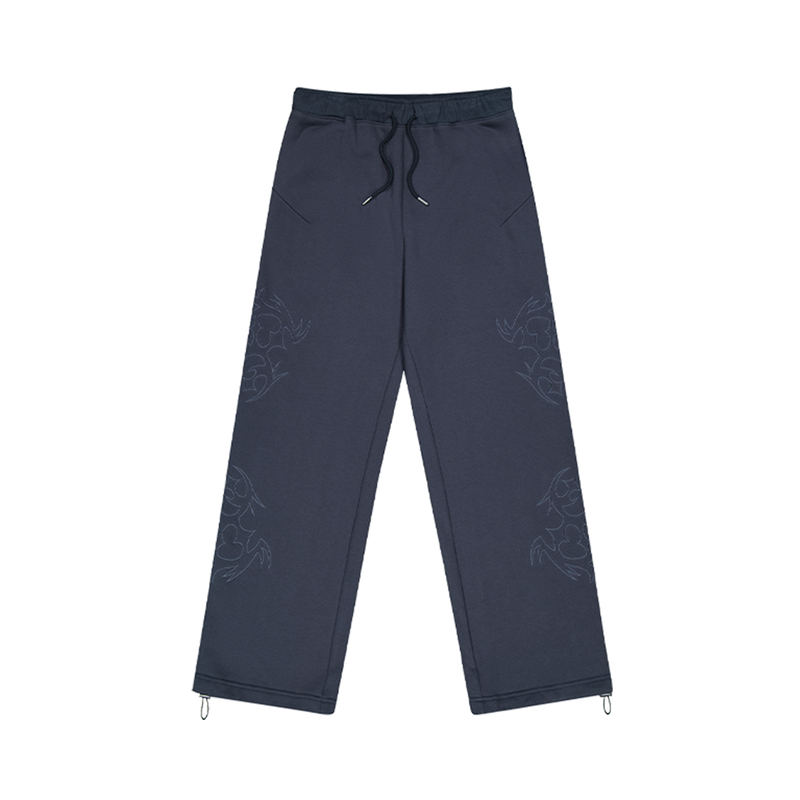 고다신 윙즈 와이드 스웨트 팬츠 네이비(GODASHIN Wings Wide Sweat Pants Navy)