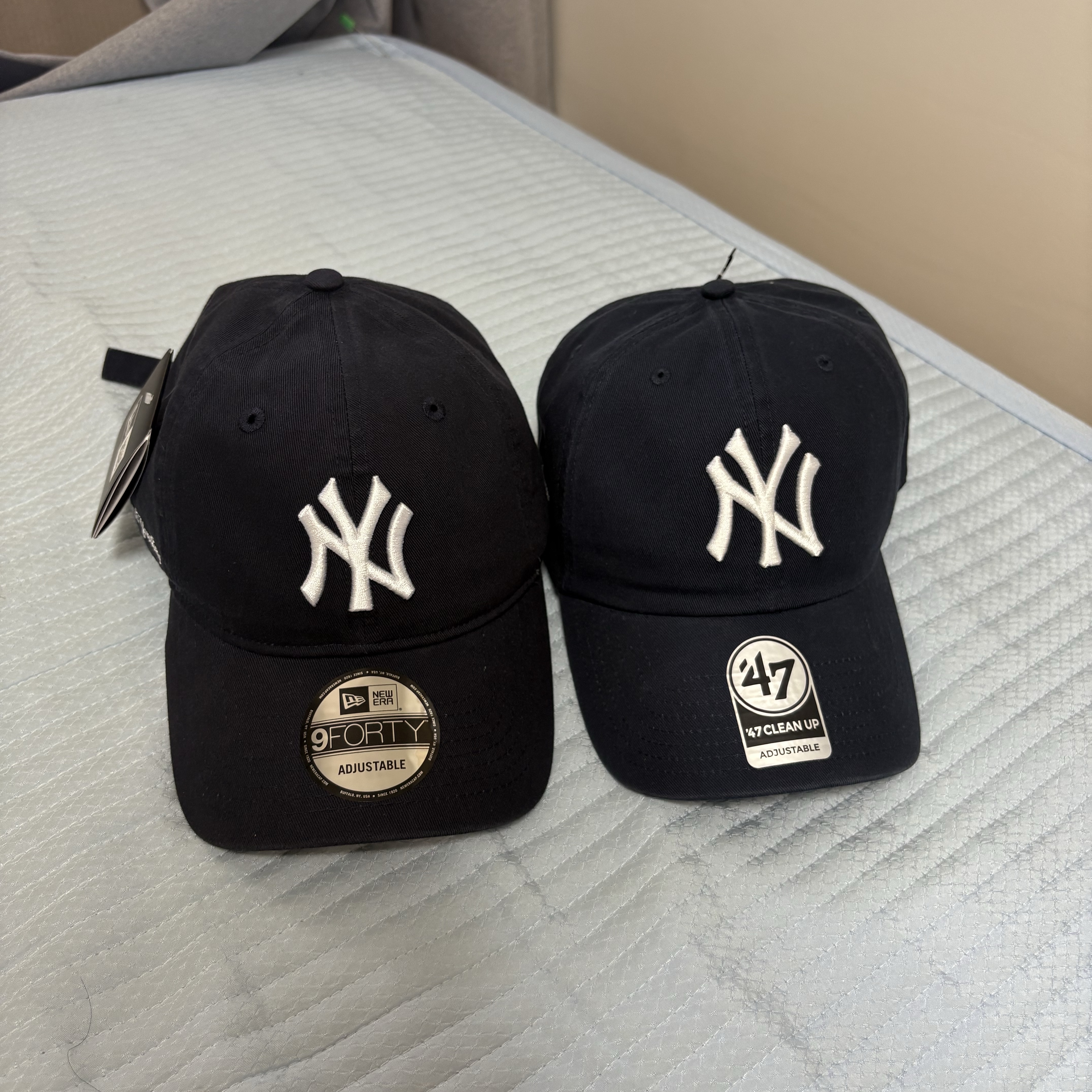 47 Brand New York Yankees Clean Up Navy 착용 스타일