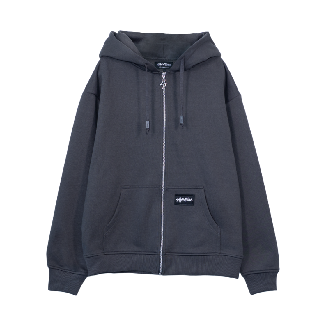 샤카웨어 에센셜 슈퍼 헤비웨이트 집업 후디 쉐도우(Shaka Wear Essential Super Heavyweight Zip Hoodie Shadow)