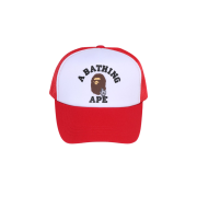 BAPE Go Ape Pointer College Mesh Cap Bapec Red
