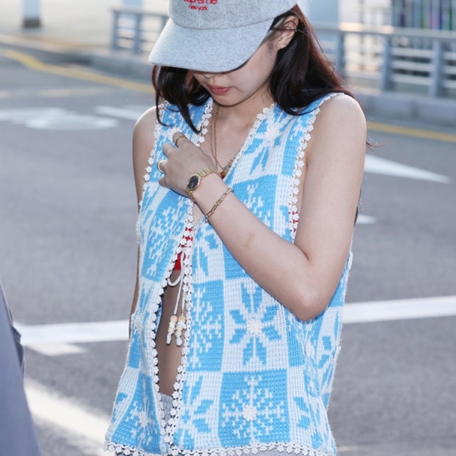 Supreme Waxed Wool 6-Panel Grey - 22FW 착용 스타일 - 3