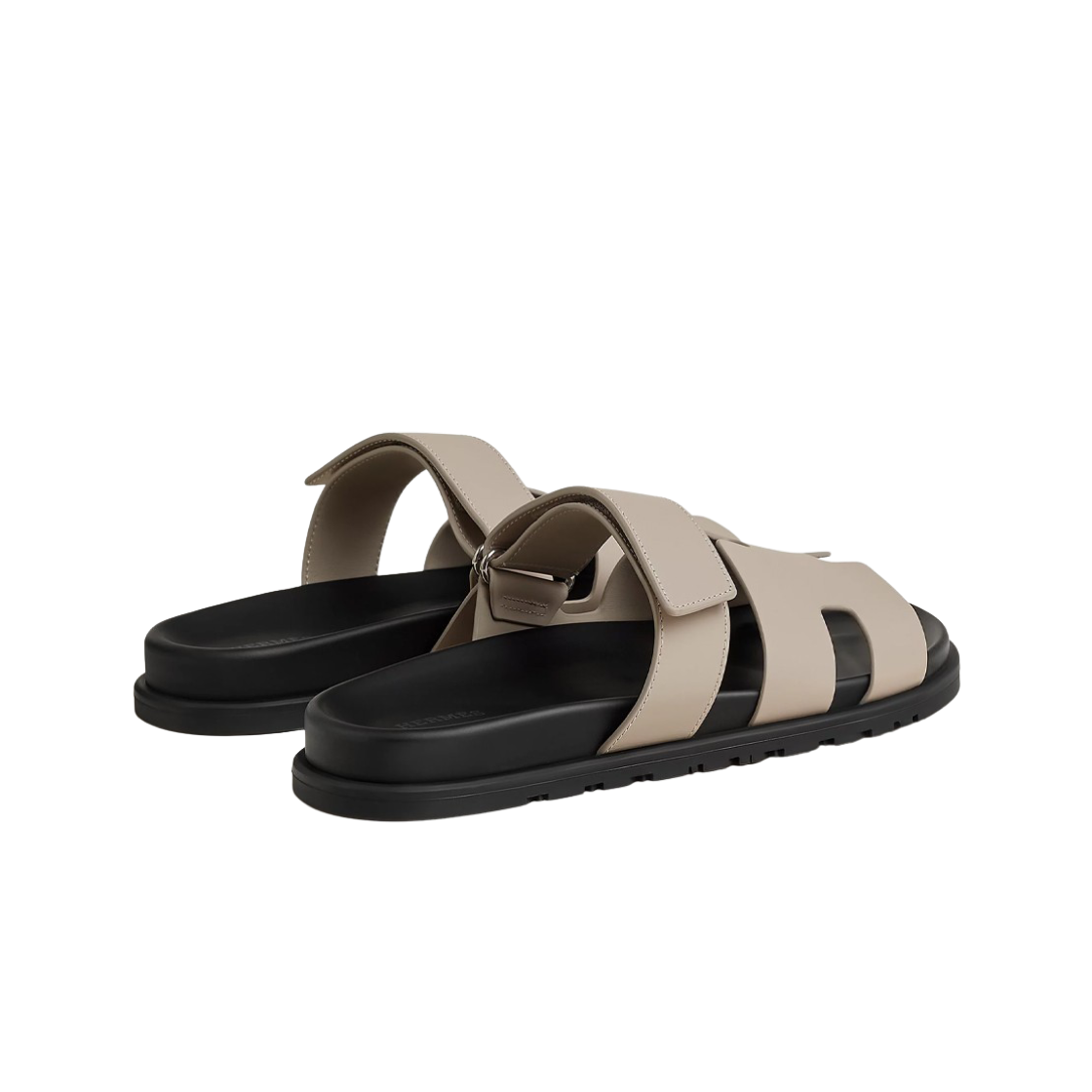 에르메스 시프레 샌들 카프스킨 & 베쥬 갈레(Hermes Chypre Sandal Calfskin & Beige Galet) - 3