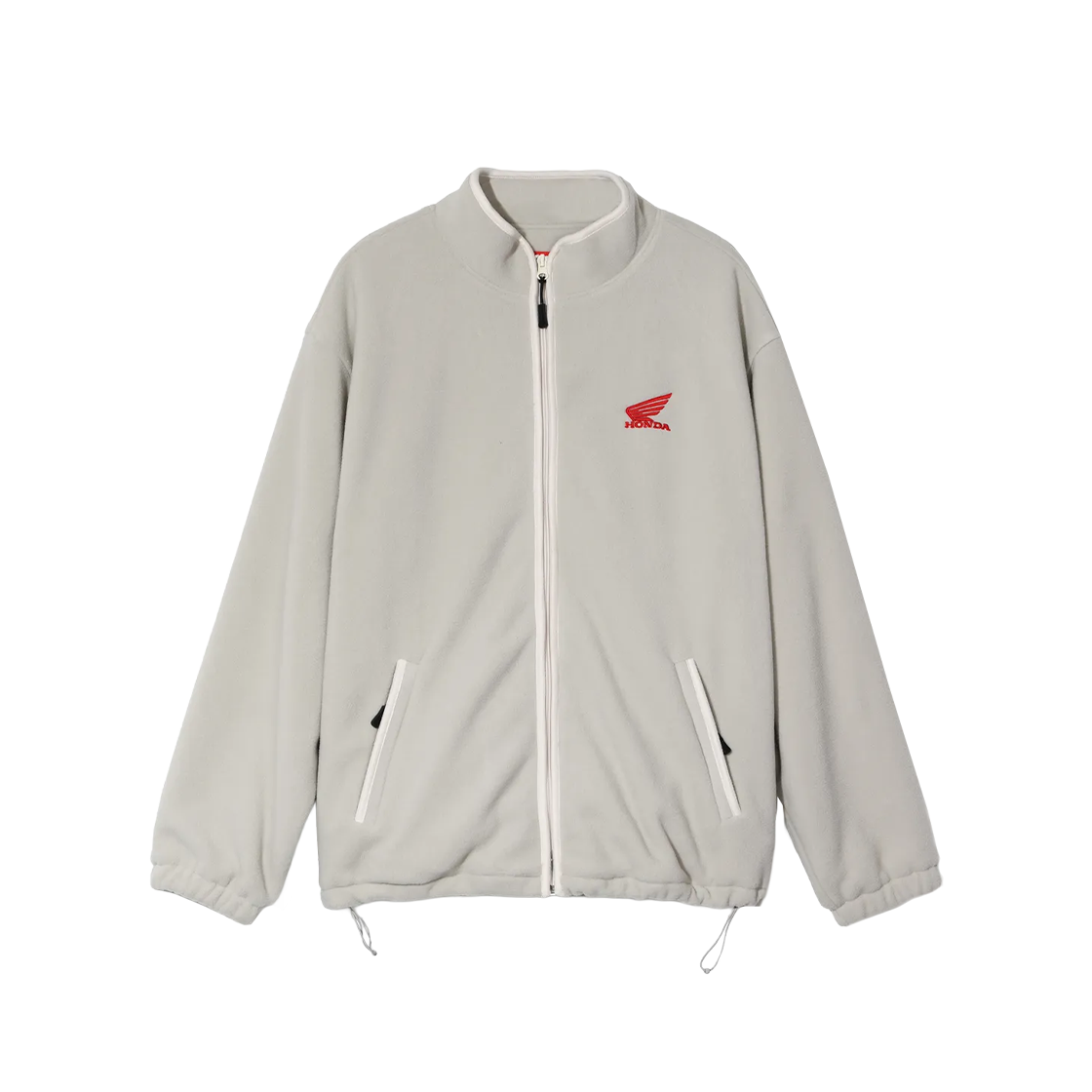 혼다 오리지널 윙 로고 플리스 자켓 베이지