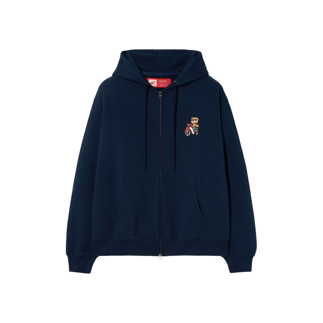 혼다 베어 후드집업 네이비