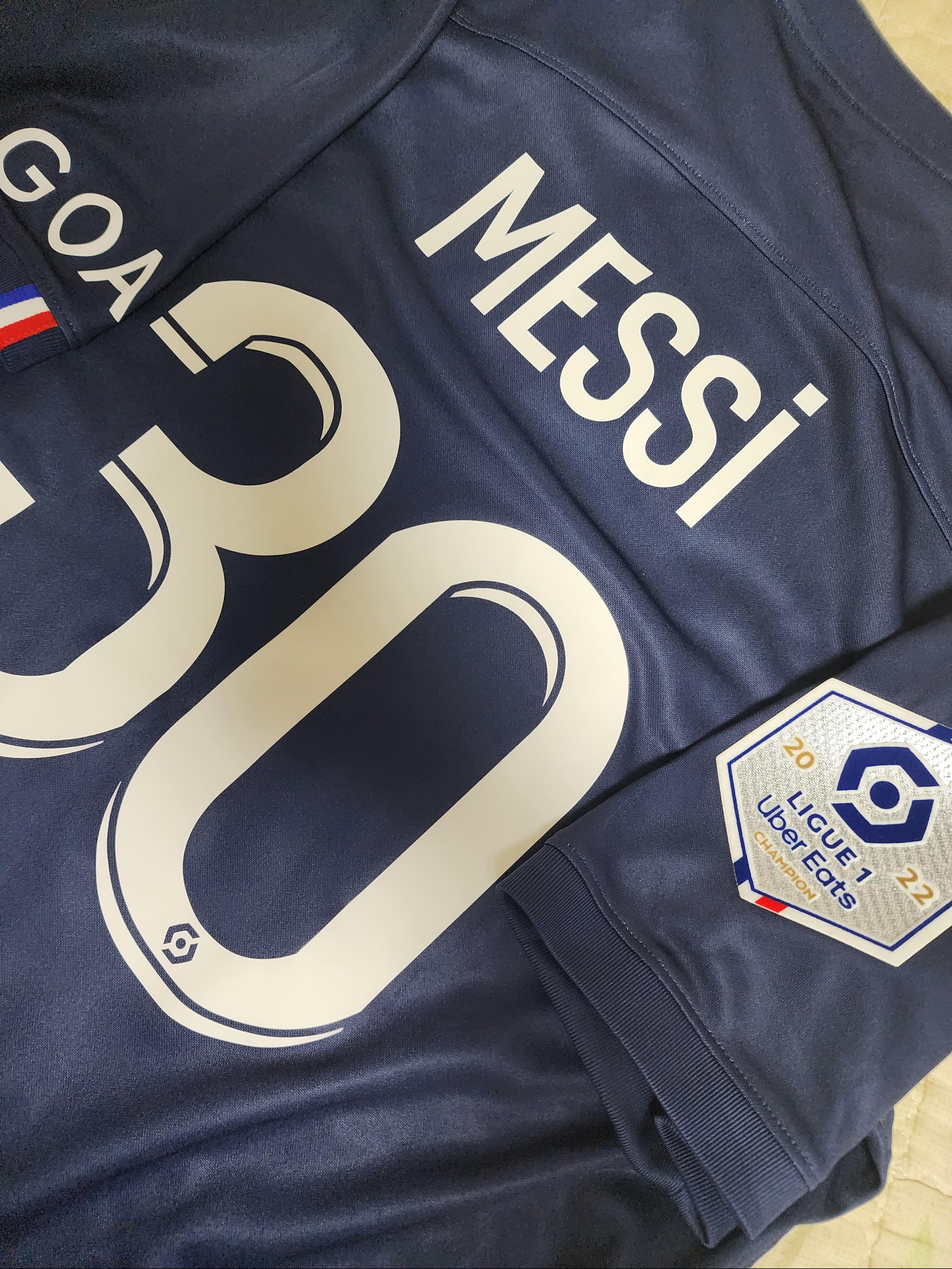 Nike Paris Saint-Germain 2022/23 Dri-Fit Stadium Home Jersey Midnight Navy (Non Marking Ver.) 착용 스타일
