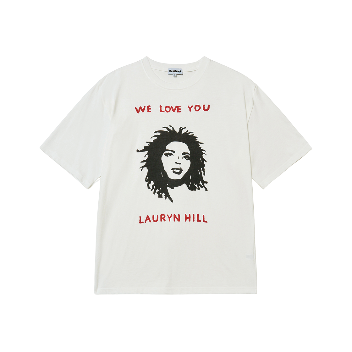 SW252001 THE SCOT WRECK We Love You Lauryn Hill S/S Ivory