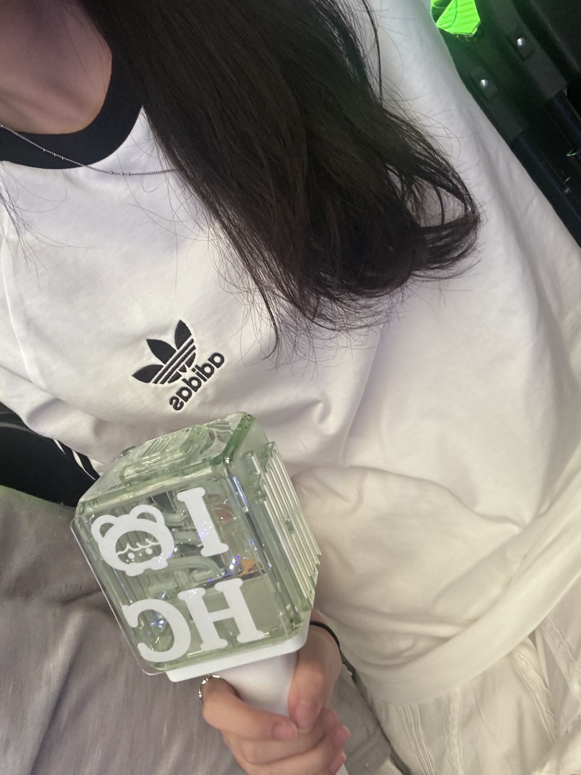 Adidas Adicolor Classics 3-Stripes T-Shirt White - KR Sizing 착용 스타일 - 2
