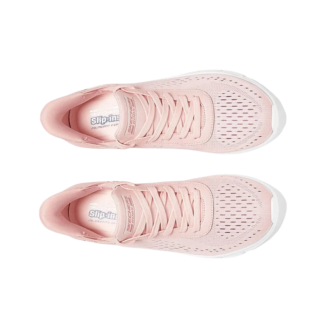 (W) 스케쳐스 밥스 비 플렉스 슬립 인스 라이트 핑크((W) Skechers Bobs B Flex Slip Ins Light Pink) - 2